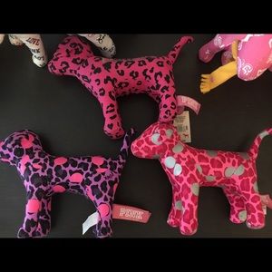 💗🐕 3 Victoria’s Secret Pink Plush Dogs 🐕💗